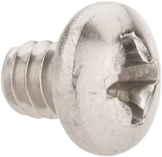 Value Collection - #6-32 UNC, 3/16" Length Under Head Phillips Drive Machine Screw - Pan Head, Grade 18-8 Stainless Steel, Uncoated, Without Washer - USA Tool & Supply