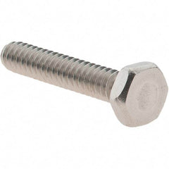 Value Collection - #6-32 UNC, 3/4" Length Under Head Hex Drive Machine Screw - Hex Head, Grade 18-8 Stainless Steel, Uncoated, Without Washer - USA Tool & Supply
