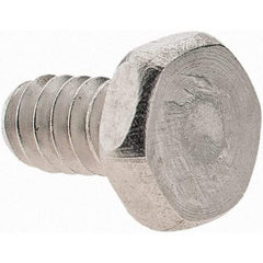 Value Collection - #6-32 UNC, 1/4" Length Under Head Hex Drive Machine Screw - Hex Head, Grade 18-8 Stainless Steel, Uncoated, Without Washer - USA Tool & Supply