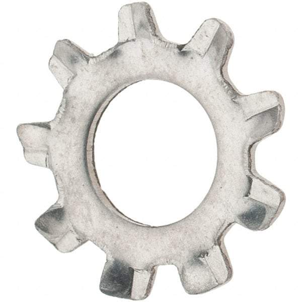 Value Collection - #12 Screw, 0.231" ID, Stainless Steel External Tooth Lock Washer - 0.475" OD, Grade 410 - USA Tool & Supply