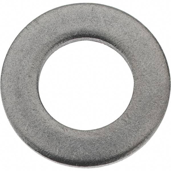 Value Collection - M12 Screw, Steel Standard Flat Washer - 13mm ID x 24mm OD, 2.5mm Thick, Zinc-Plated Finish - USA Tool & Supply
