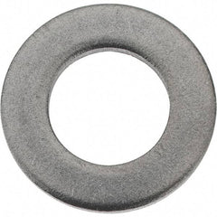 Value Collection - M12 Screw, Steel Standard Flat Washer - 13mm ID x 24mm OD, 2.5mm Thick, Zinc-Plated Finish - USA Tool & Supply