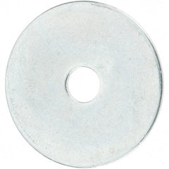 Value Collection - Steel Fender Flat Washer - 5/32" ID x 3/4" OD, 0.0312" Thick, Zinc-Plated Finish - USA Tool & Supply