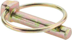 Value Collection - Lynch Pins Pin Diameter (Inch): 7/16 Usable Length (Inch): 1-15/16 - USA Tool & Supply