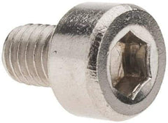 Value Collection - M3x0.50 Metric Coarse Hex Socket Drive, Socket Cap Screw - Grade 18-8 & Austenitic A2 Stainless Steel, Uncoated, Fully Threaded, 4mm Length Under Head - USA Tool & Supply
