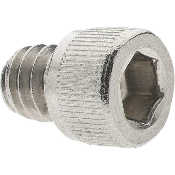 Value Collection - 1/4-20 UNC Hex Socket Drive, Socket Cap Screw - Grade 18-8 Stainless Steel, Uncoated, 1/4" Length Under Head - USA Tool & Supply