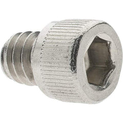Value Collection - 1/4-20 UNC Hex Socket Drive, Socket Cap Screw - Grade 18-8 Stainless Steel, Uncoated, 1/4" Length Under Head - USA Tool & Supply