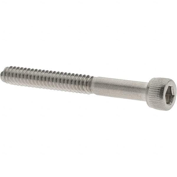 Value Collection - #6-32 UNC Hex Socket Drive, Socket Cap Screw - Grade 18-8 Stainless Steel, 1-1/4" Length Under Head - USA Tool & Supply