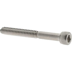 Value Collection - #6-32 UNC Hex Socket Drive, Socket Cap Screw - Grade 18-8 Stainless Steel, 1-1/4" Length Under Head - USA Tool & Supply