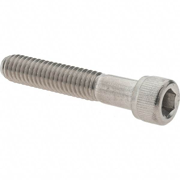 Made in USA - 5/16-18 UNC Hex Socket Drive, Socket Cap Screw - Grade 316 Stainless Steel, Uncoated, 1-3/4" Length Under Head - USA Tool & Supply