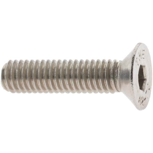 Value Collection - M6x1.00 Metric Coarse Hex Socket 90° Flat Cap Screw - USA Tool & Supply