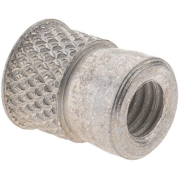 Value Collection - M6x1.00 Metric Coarse Steel Flush Press Fit Threaded Insert - 13.08" OAL, 9.88" Insert Diam, 9.92" Hole Diam, 25/64" Drill - USA Tool & Supply