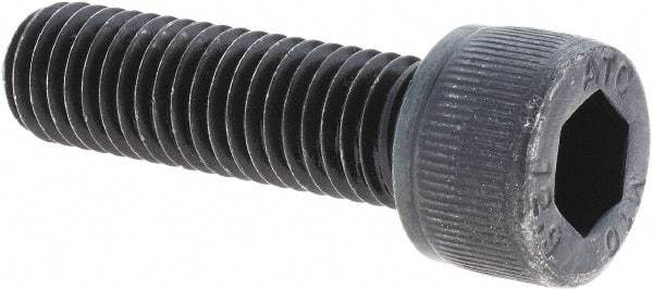 Value Collection - M10x1.50 Metric Coarse Hex Socket Drive, Socket Cap Screw - Grade 12.9 Alloy Steel, Black Oxide Finish, Fully Threaded, 35mm Length Under Head - USA Tool & Supply