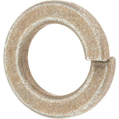 Value Collection - 5/8", 0.156" Thick Split Lock Washer - AISI 4037 Alloy Steel, Zinc Yellow Dichromate Finish, 0.628" Min ID, 0.641" Max ID, 1.073" Max OD - USA Tool & Supply