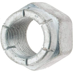 Value Collection - 3/4-16 UNJF Grade 2 Hex Lock Nut with Expanding Flex Top - Cadmium-Plated Finish, Meets Military Specifications - USA Tool & Supply