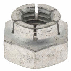 Value Collection - 1/4-28 UNJF Grade 2 Hex Lock Nut with Expanding Flex Top - USA Tool & Supply