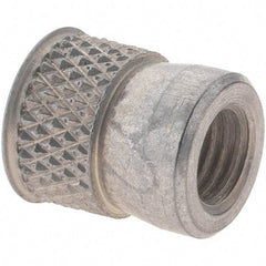 Value Collection - 5/16-24 UNF Steel Flush Press Fit Threaded Insert - 0.615" OAL, 0.528" Insert Diam, 17/32" Hole Diam, 17/32" Drill - USA Tool & Supply