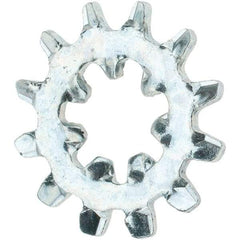 Value Collection - #10 Screw, Steel Internal Tooth Lock Washer - Zinc-Plated, Grade 2 - USA Tool & Supply
