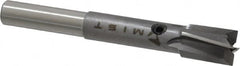 Made in USA - 11/32" Diam, 1/4" Shank, Diam, 4 Flutes, Straight Shank, Interchangeable Pilot Counterbore - USA Tool & Supply