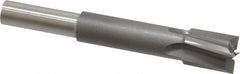 Made in USA - 3/8" Diam, 1/4" Shank, Diam, 4 Flutes, Straight Shank, Interchangeable Pilot Counterbore - USA Tool & Supply