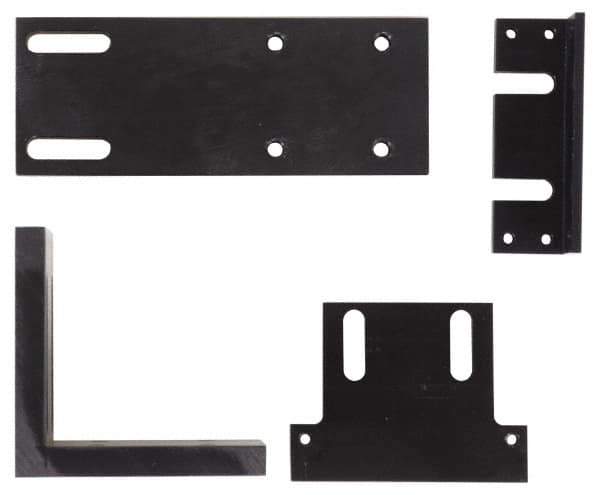 Newall - DRO Bracket Kit - Lathe Mounting, Horizontal or Vertical Mounting Orientation, Use with NMS300 DRO, NMS800 DRO, Microsyn/Microsyn Encoder - USA Tool & Supply