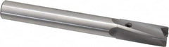 Made in USA - 17/32" Diam, 1/2" Shank, Diam, 4 Flutes, Straight Shank, Interchangeable Pilot Counterbore - USA Tool & Supply