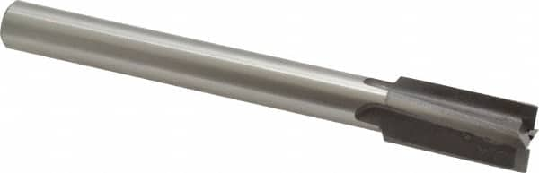 Made in USA - 21/32" Diam, 1/2" Shank, Diam, 4 Flutes, Straight Shank, Interchangeable Pilot Counterbore - USA Tool & Supply