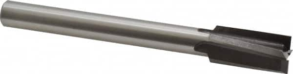 Made in USA - 11/16" Diam, 1/2" Shank, Diam, 4 Flutes, Straight Shank, Interchangeable Pilot Counterbore - USA Tool & Supply