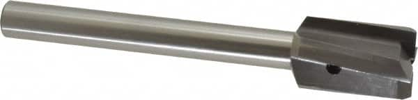 Made in USA - 15/16" Diam, 1/2" Shank, Diam, 4 Flutes, Straight Shank, Interchangeable Pilot Counterbore - USA Tool & Supply