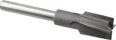 Made in USA - 1-1/16" Diam, 1/2" Shank, Diam, 4 Flutes, Straight Shank, Interchangeable Pilot Counterbore - USA Tool & Supply