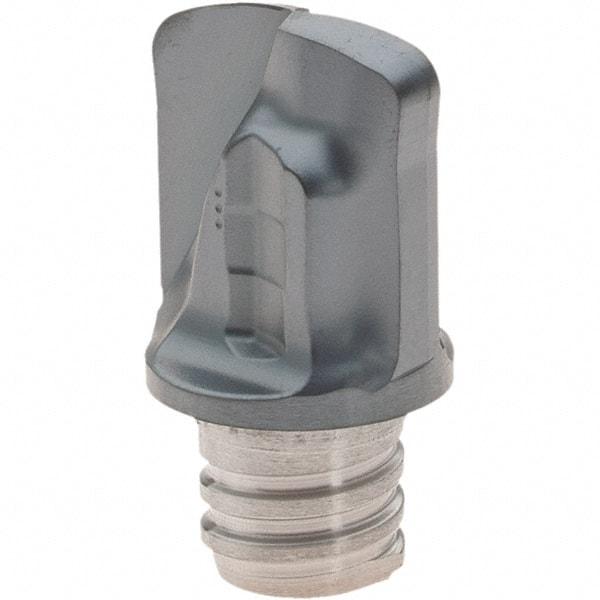 Iscar - MM FF Grade IC908 Carbide End Milling Tip Insert - TiAlN Finish, 2 Flutes, 1/2" Cutting Diam, 0.027" Depth of Cut, 0.591" Extension - USA Tool & Supply