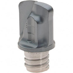 Iscar - MM FF Grade IC908 Carbide End Milling Tip Insert - TiAlN Finish, 2 Flutes, 1/2" Cutting Diam, 0.027" Depth of Cut, 0.591" Extension - USA Tool & Supply