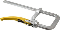 Strong Hand Tools - 4-3/4" Deep Throat, 10" Max Capacity, Step Over Sliding Arm Clamp - 1,000 Lb Clamping Pressure - USA Tool & Supply