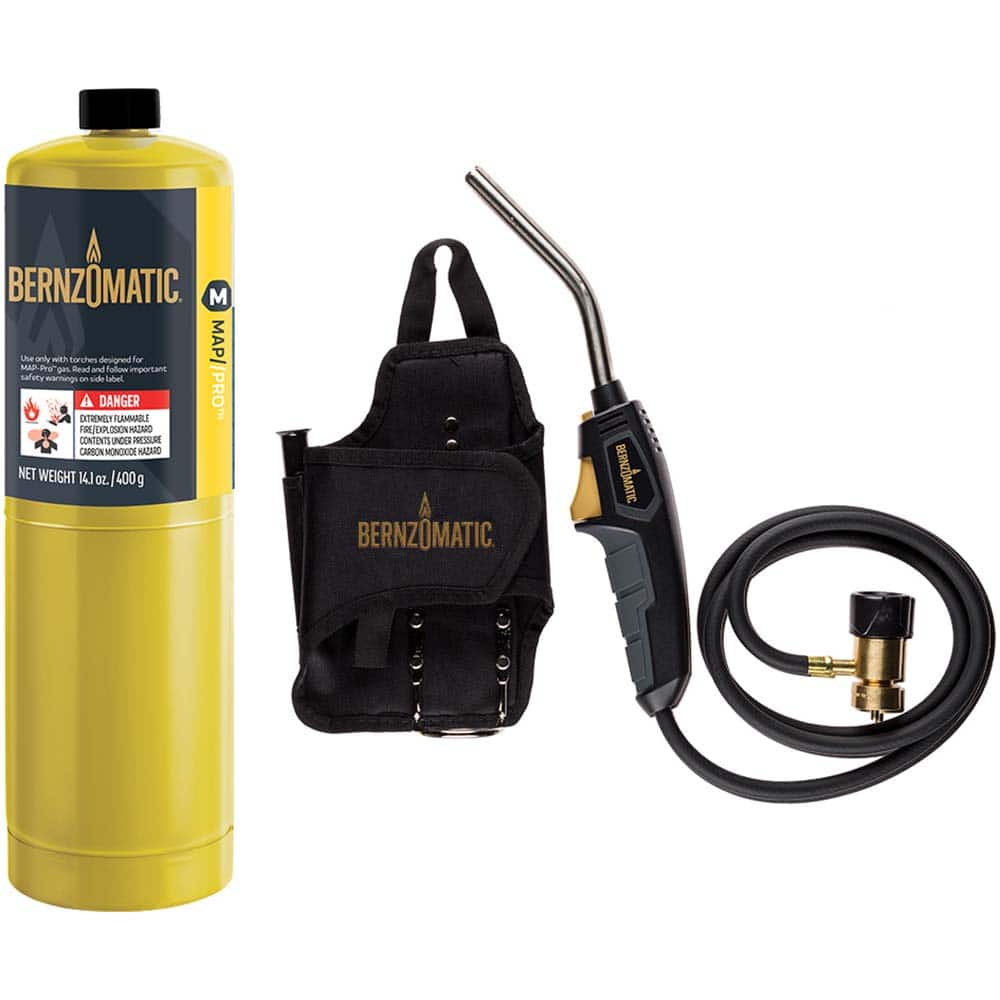 Bernzomatic - Propane & MAPP Torch Kits Type: Trigger Start Max Power Hose Kit Fuel Type: Max Power Propylene M-P-P - USA Tool & Supply