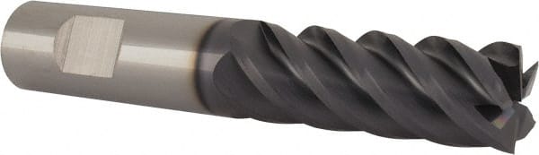 SGS - 5/8" Diam, 1-5/8" Length of Cut, 5/8" Shank Diam, 3-1/2" OAL, 5 Flute Solid Carbide Square End Mill - USA Tool & Supply