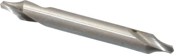 Combo Drill & Countersink: Metric, 120 ™, High Speed Steel Bright (Polished) Finish, Right Hand Cut