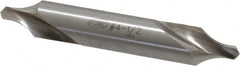 Keo - #4-1/2 Radius Cut 60° Incl Angle High Speed Steel Combo Drill & Countersink - USA Tool & Supply