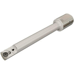 Iscar - 11.99mm Min Bore Diam, 111.99mm OAL, 16mm Shank Diam, IHAXF-E Indexable Boring Bar - 89.99mm Max Bore Depth, TPGX 73.. Insert - USA Tool & Supply