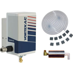 Vortec - Vortex Enclosure Coolers; Type: w/Thermostat ; Integrity: NEMA 12 ; BTU/Hour: 2500 ; Thread Size (NPT): 3/8 ; Standard Cubic Feet Per Minute: 35.00 - Exact Industrial Supply