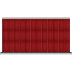 LISTA - 36-Compartment Drawer Divider Layout for 3.15" High Drawers - USA Tool & Supply