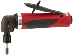 Sioux Tools - 1/4" Collet, Angle Handle, Angle Air Die Grinder - 15,000 RPM, Rear Exhaust, 30 CFM, 1 hp, 6.21 bar, 1/4 NPT - USA Tool & Supply