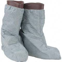 Dupont - Size Universal, ProShield 3, Non-Skid Boot Cover - Grey, Non-Chemical Resistant - USA Tool & Supply