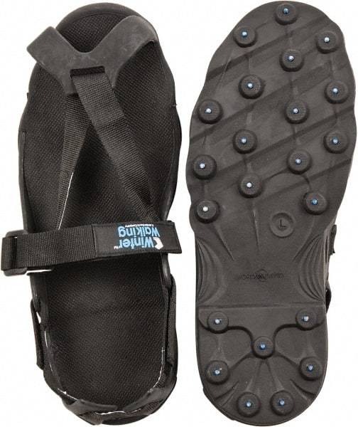 Winter Walking - Size 9.5-11, (Women's Size 11.5) Strap-On Cleat - USA Tool & Supply
