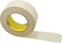 3M - 2" Wide x 60 Yd Long Tan Paper Masking Tape - Series 234, 5.9 mil Thick, 27 In/Lb Tensile Strength - USA Tool & Supply