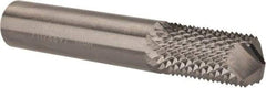 Accupro - 1/2" Diam, 1" LOC, Drill Point End, Solid Carbide Diamond Pattern Router Bit - Right Hand Cut, 3" OAL, 1/2" Shank Diam, Use on Fiberglass, Phenolic - USA Tool & Supply