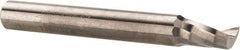 Accupro - 1/4" Cutting Diam x 3/8" Length of Cut, 1 Flute, Upcut Spiral Router Bit - Uncoated, Right Hand Cut, Solid Carbide, 2" OAL x 1/4" Shank Diam, Single Edge, 21° Helix Angle - USA Tool & Supply