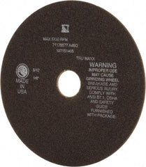 Tru-Maxx - 8" 46 Grit Aluminum Oxide Cutoff Wheel - 1/8" Thick, 1-1/4" Arbor, 4,936 Max RPM, Use with Stationary Tools - USA Tool & Supply