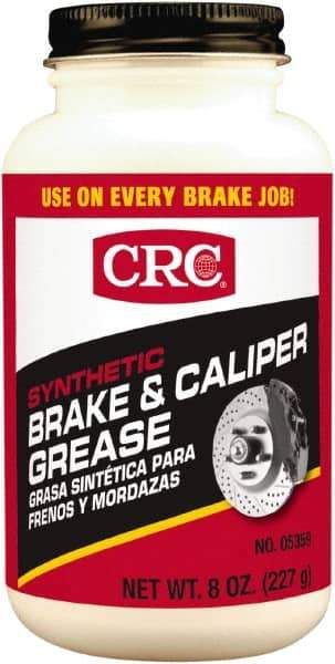 CRC - 8 oz Can Synthetic General Purpose Grease - Black, 450°F Max Temp, NLGIG 2, - USA Tool & Supply