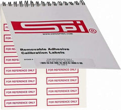 SPI - Inspection Label - Legend: For Reference Only, English, Red & White, 2" Long x 1/2" High, No Coating - USA Tool & Supply