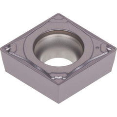 Turning Insert:  CCMT21.50.5PF GT9530,  Cermet TiCNO Finish,  Neutral,  0.2560″ Long,  1/4″ Inscribed Circle,  0.0080″ Corner Radius,  N/A Diamond,  Series  CCMT